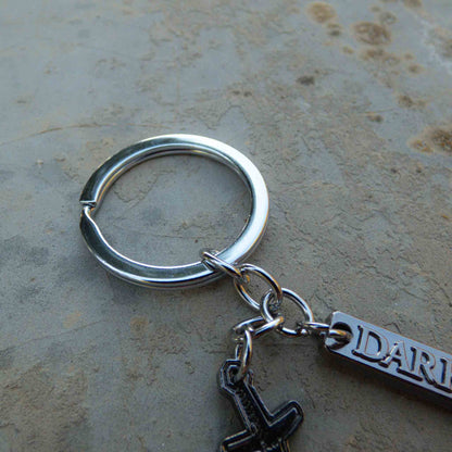 Dark Souls III Metallic Tag Bonfire Keychain
