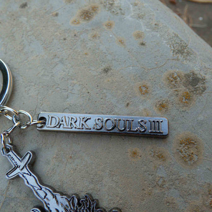 Dark Souls III Metallic Tag Bonfire Keychain