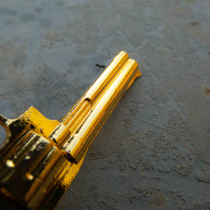 Red Dead Redemption Gold Revolver Keychain