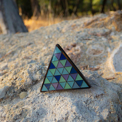 Detroit: Become Human Blue Android Triangle Pin Brooch