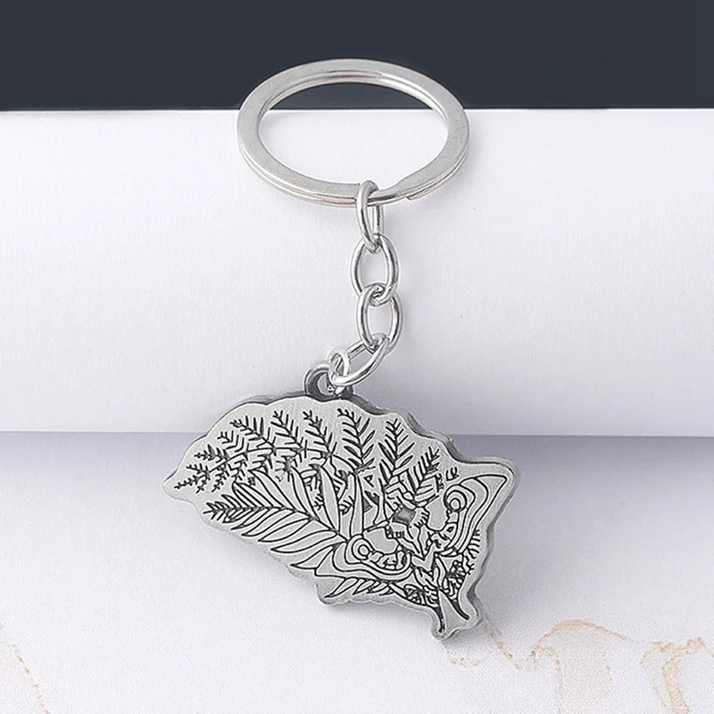 The Last Of Us Ellie's Tattoo Silver Keychain - Available at 2Fast2See.co