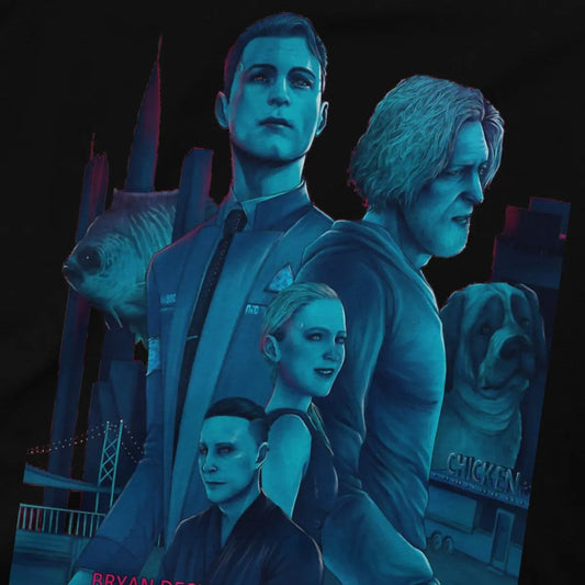 Detroit Become Human 2038 Retro Inspired Tshirt