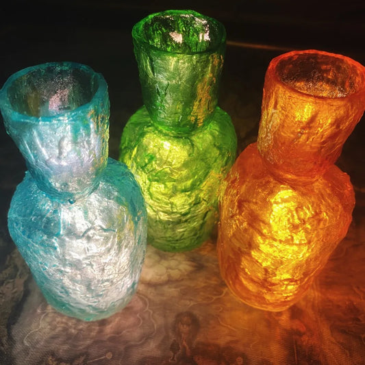 Dark Souls Video Game Estus Flask Lamps - Green - With Lamp Available at 2Fast2See.co