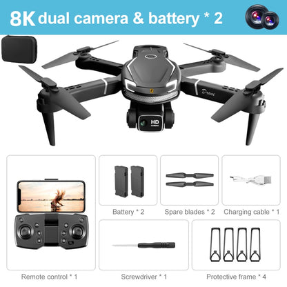 Xiaomi V88 StarGazer Drone - Dual-Camera 8K - Black with 2 Batteries Available at 2Fast2See.co