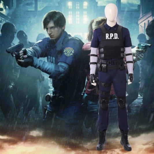 Resident Evil 2 Cosplay R.P.D Leon Scott Kennedy Cosplay Costume