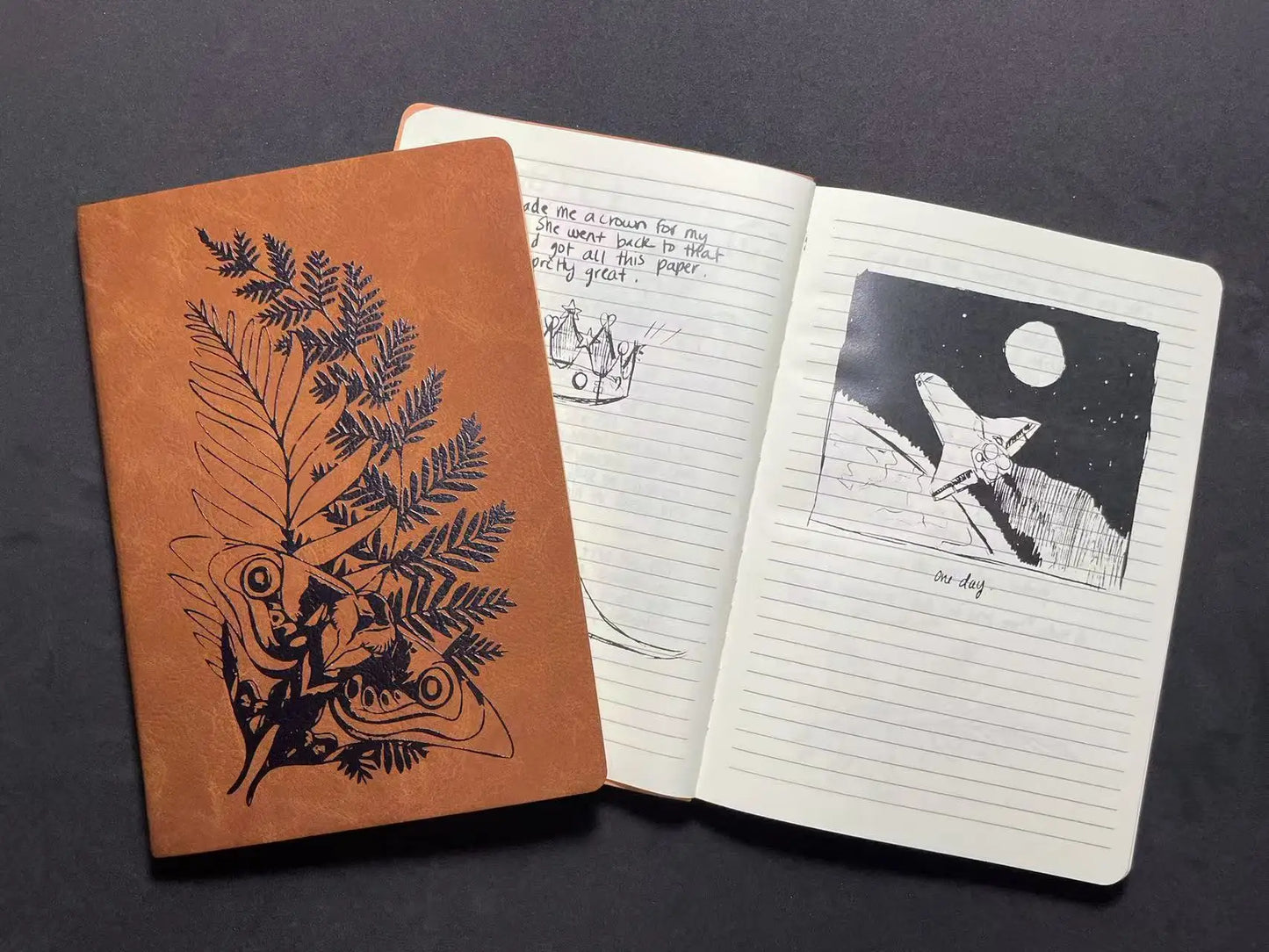 Tlou Ellie's Notebook / Journal With Personal Notes and Leather Cover