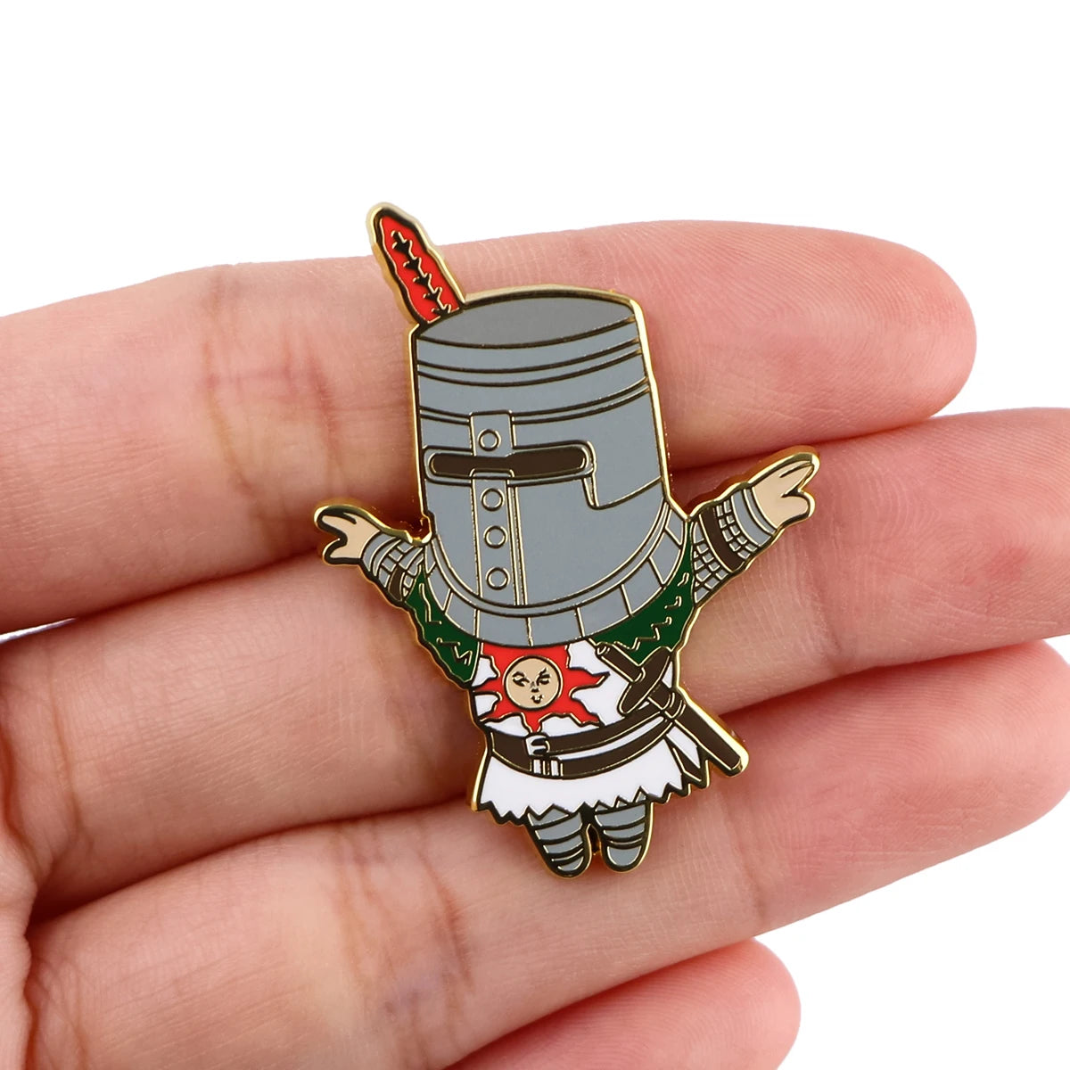 Dark Souls Game Praise The Sun Enamel Pin Backpack Lapel Badges