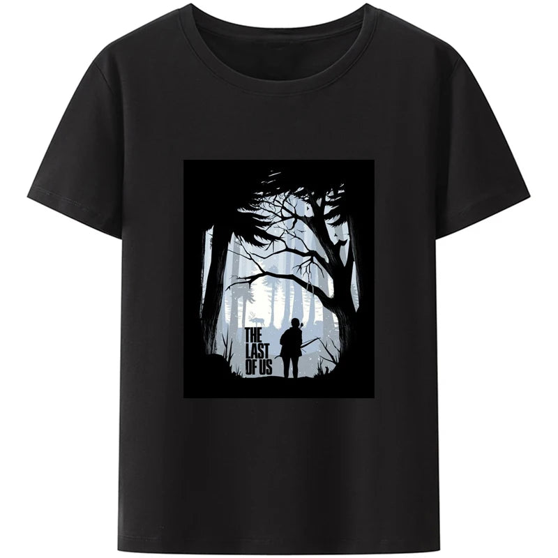 The Last of Us Tshirt Soft Cotton Meterial - Black / 4XL Available at 2Fast2See.co