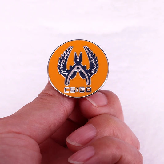 Counter Strike Global Offensive Game Enamel Pin CSGO Brooch Jewelry - Available at 2Fast2See.co