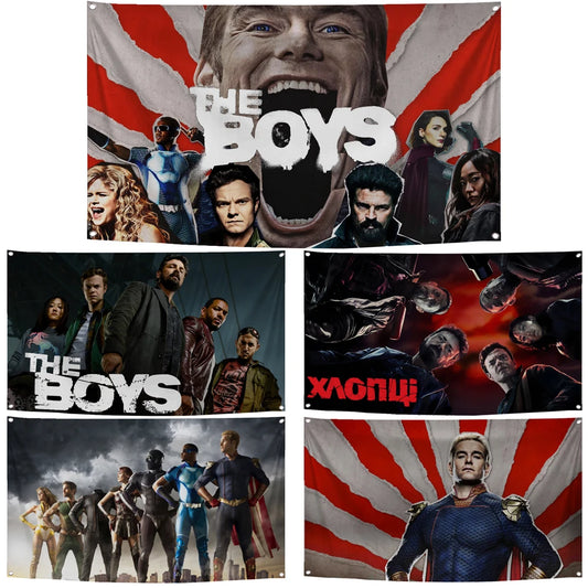 Homelander The Boys Polyester Printed Banner - Available at 2Fast2See.co