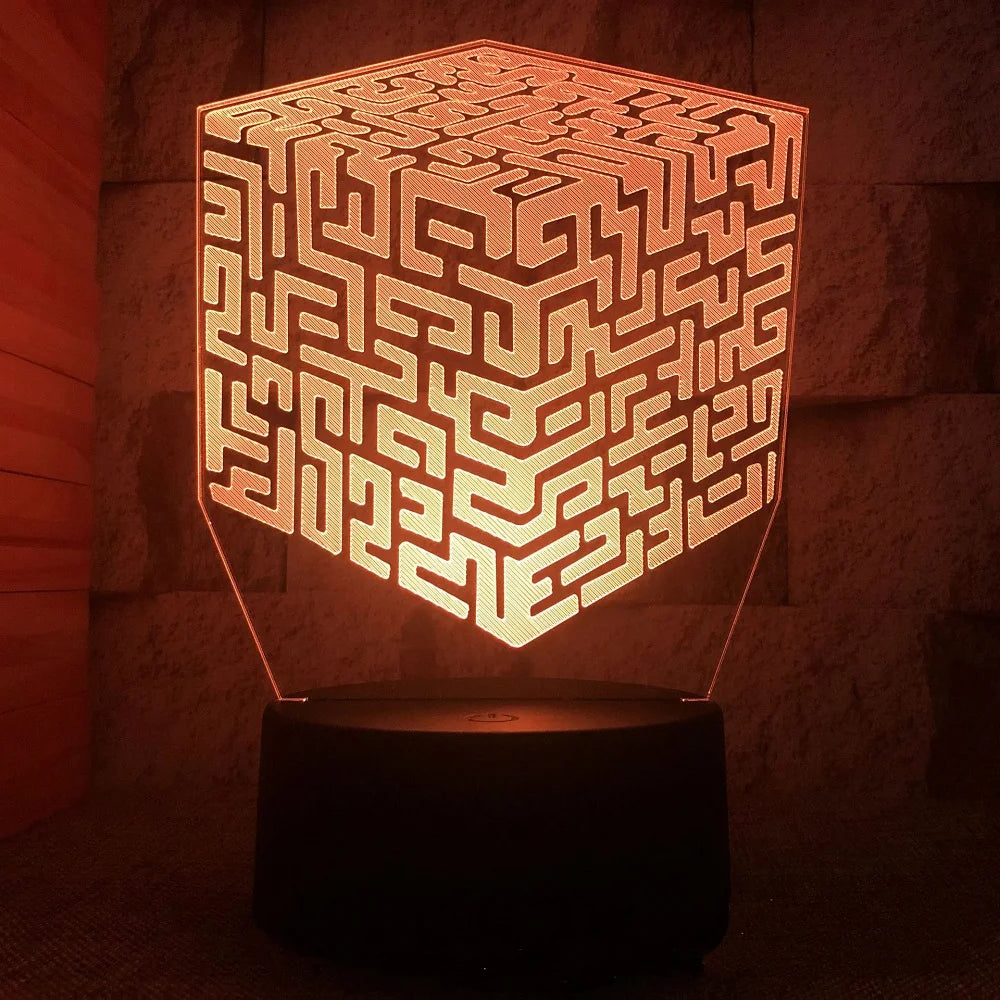 Minecraft 3D Night Lamps LED Lights with Remote Control