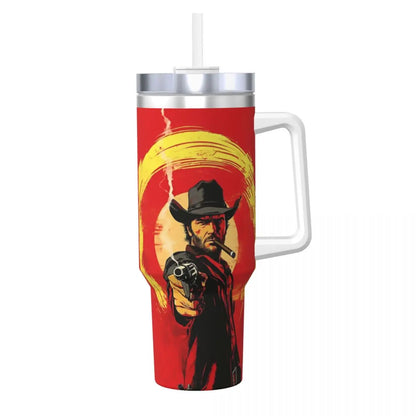 Red Dead Redemption 2 Portable Stainless Steel Thermal Drink Cups