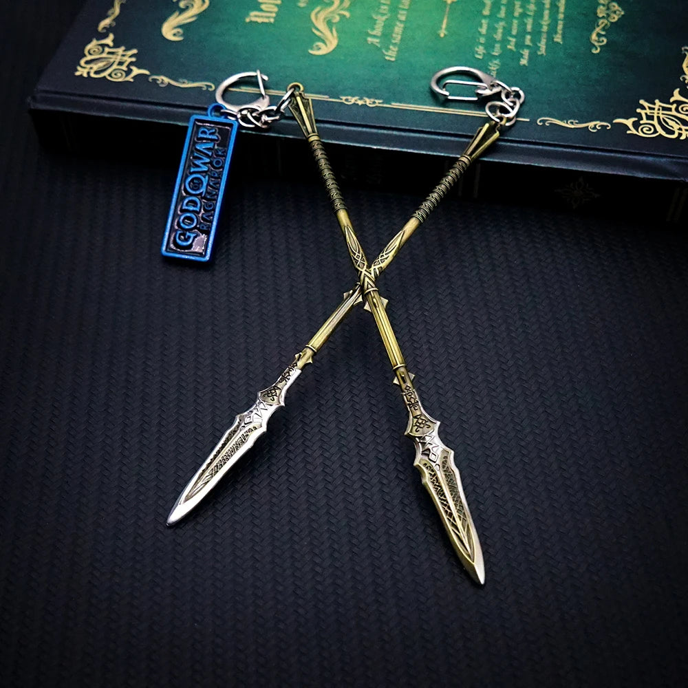 God of War 5 Ragnarok Draupnir Spear Keychain