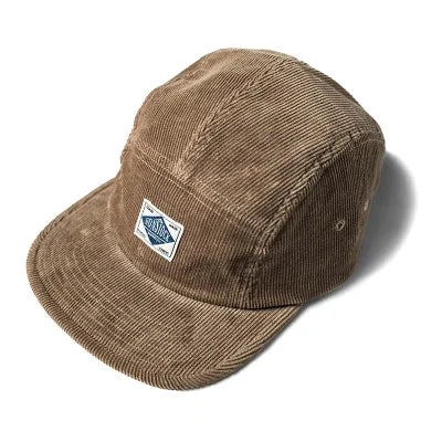 Retro NonStock 5 Panel Corduroy Hat with Snap Closure - Baseball Type Cap - Khaki / Adjustable Available at 2Fast2See.co