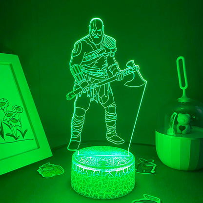God Of War 4 3D Night Lamp - Available at 2Fast2See.co