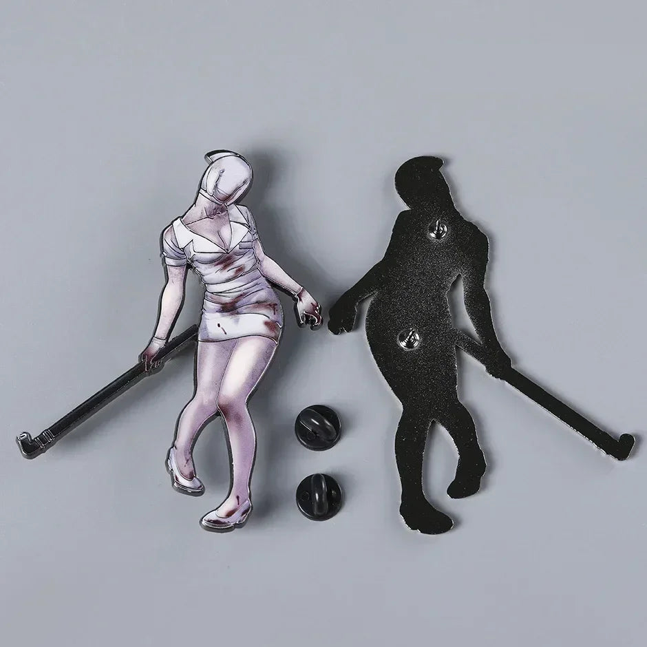 Silent Hill Enamel Pins Zinc Alloy Lapel Brooches