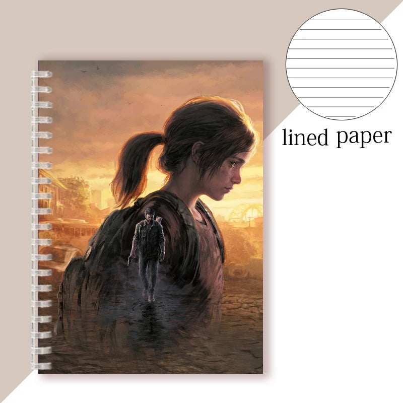 A5 Spiral The Last of Us Notebook Retro Journal Lined & Blank - Design 8 / A5 Available at 2Fast2See.co