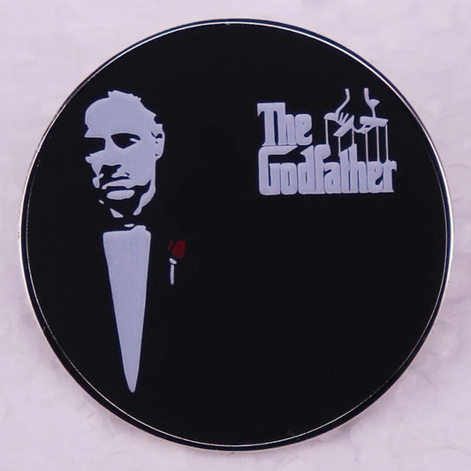 The Godfather Enamel Pin Movie Badge