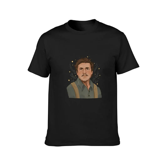 The Last of Us Pedro Pascal Tshirt - Black / S Available at 2Fast2See.co