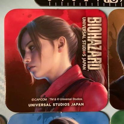 Resident Evil Capcom Video Game Characters Souvenir Coasters