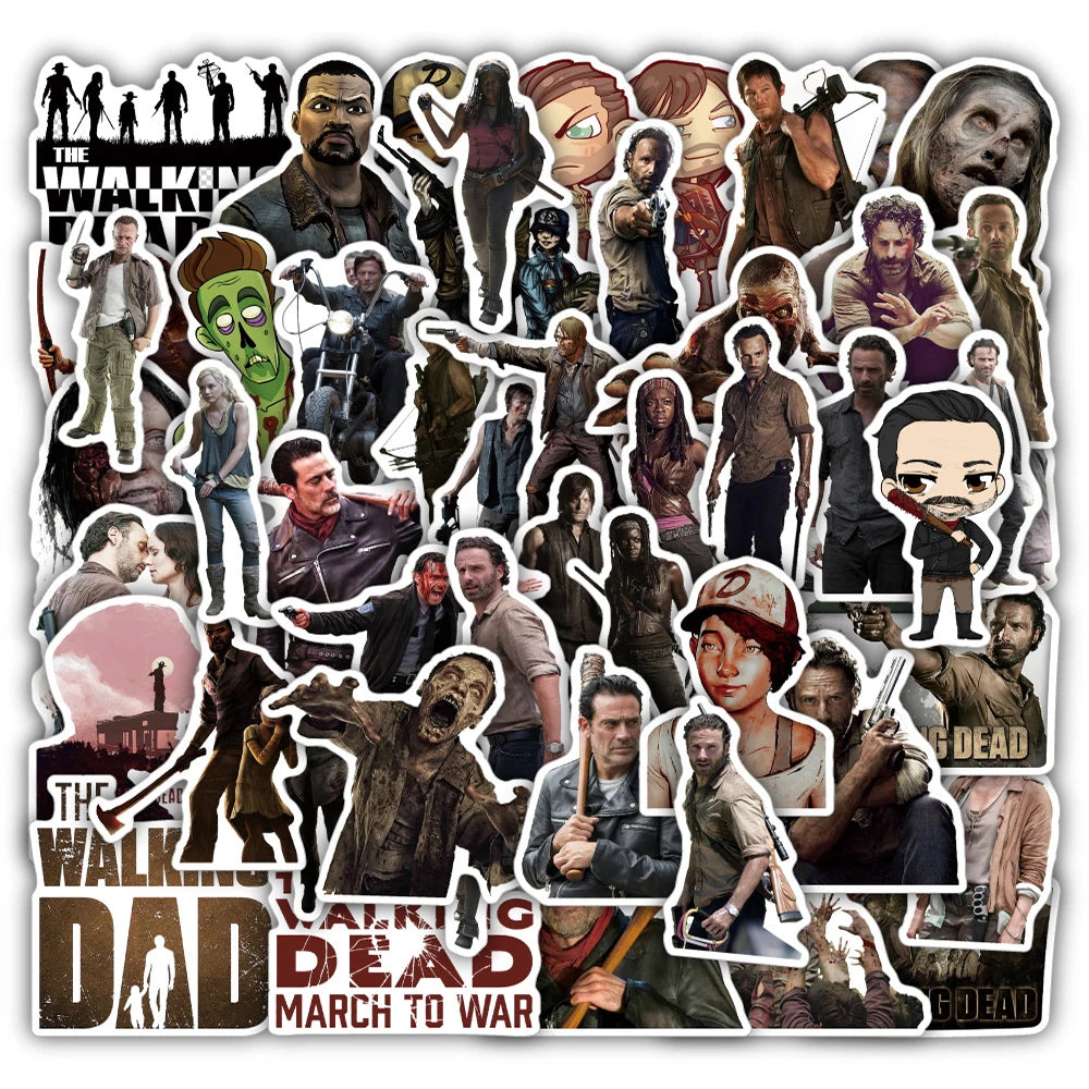 The Walking Dead Premium Vinyl Stickers