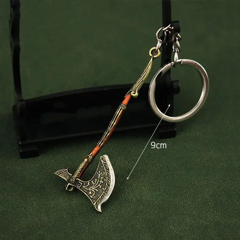 God of War Kratos Blade of Athena Weapon Keychain - 9cm Leviathan Axe Available at 2Fast2See.co