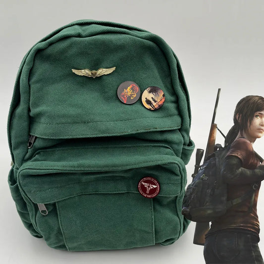 The Last of Us Part I Ellie's Backpack with Pins - Available at 2Fast2See.co