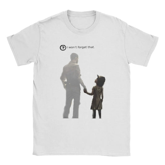 The Walking Dead I Wont Forget That Clementine  & Lee Tshirt