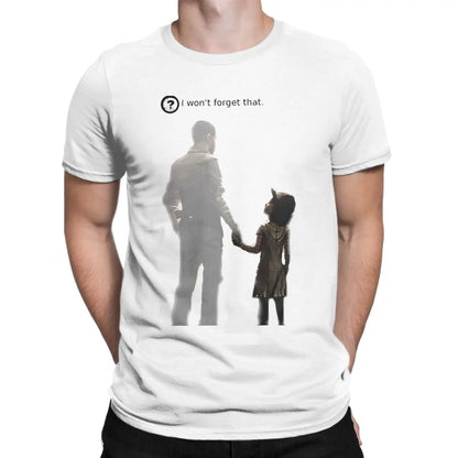 The Walking Dead I Wont Forget That Clementine  & Lee Tshirt