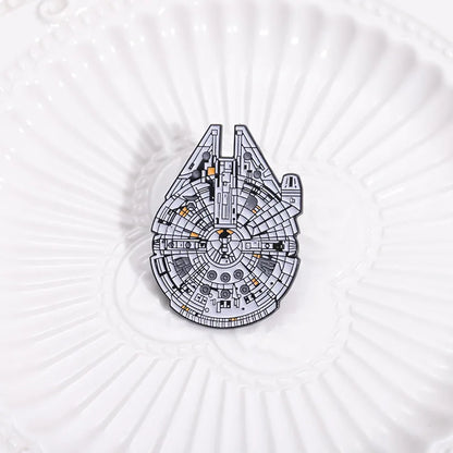 Star Wars The Millennium Falcon Spacecraft Enamel Pin