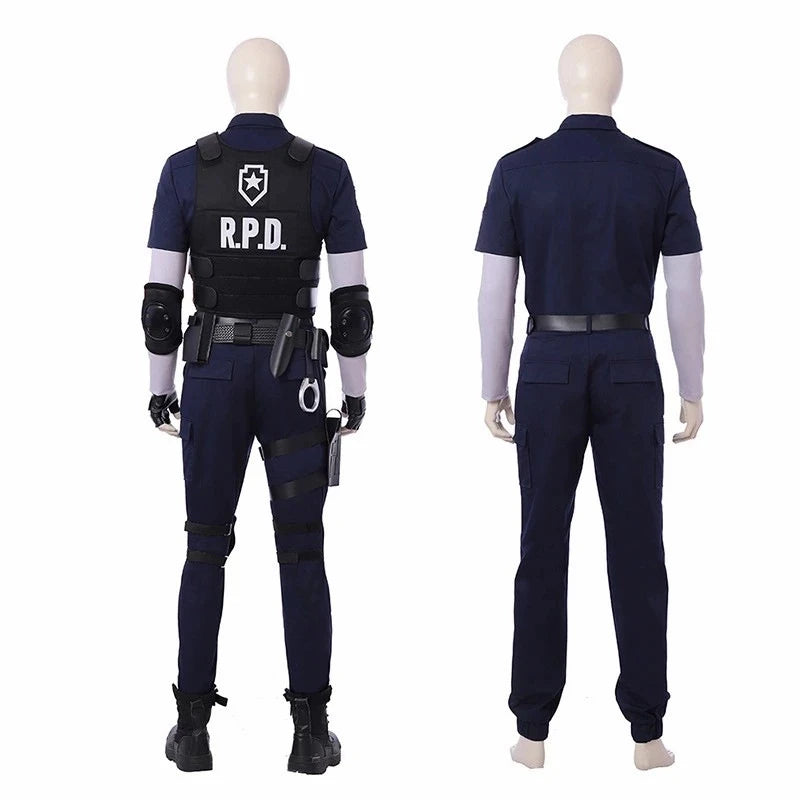 Resident Evil 2 Cosplay R.P.D Leon Scott Kennedy Cosplay Costume