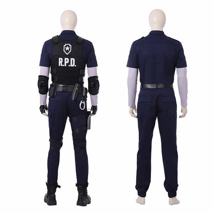 Resident Evil 2 Cosplay R.P.D Leon Scott Kennedy Cosplay Costume