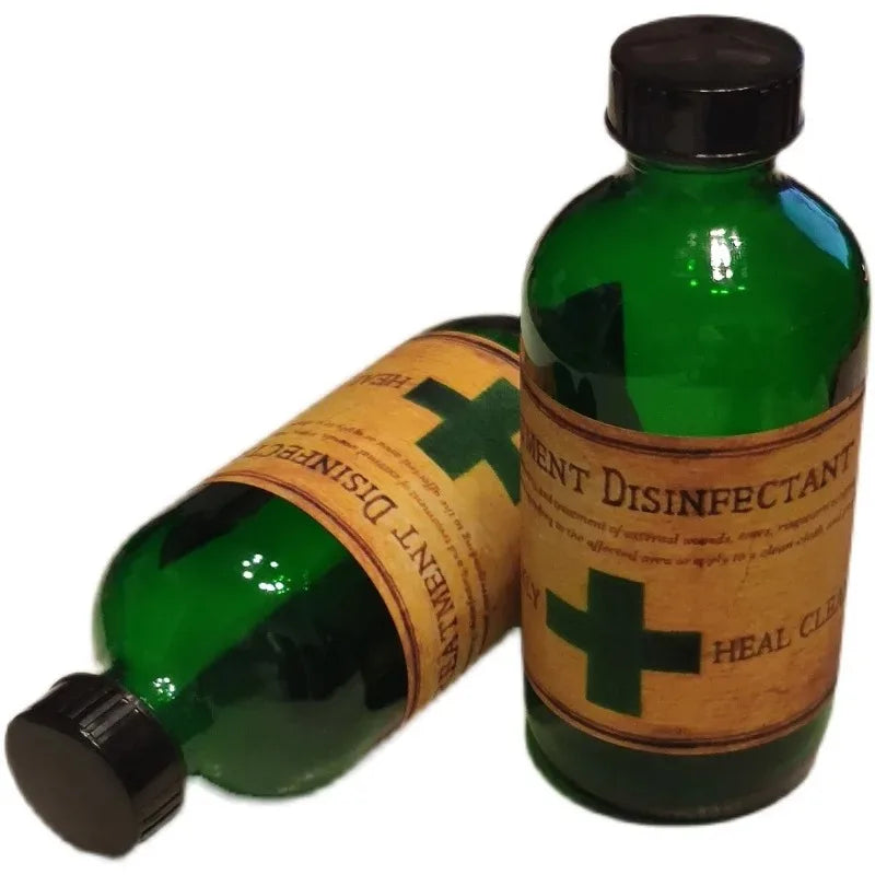 Resident Evil Village 250ml Game Treatment Disinfectant Bottle First Aid Bottle Apothecary Vial Cosplay Prop Collection