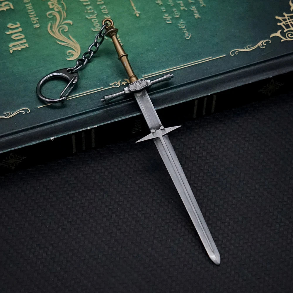 Dark Souls 1 Remastered Zweihander Sword Keychain – Authentic Game Accessory Key Ring - 1 Available at 2Fast2See.co