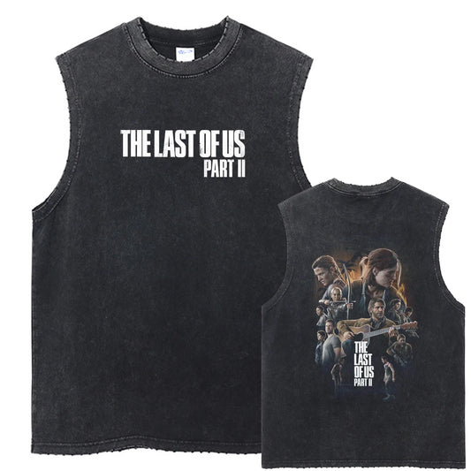 The Last of Us Part II Vintage Washed Tank Top Sleeveless Tshirt