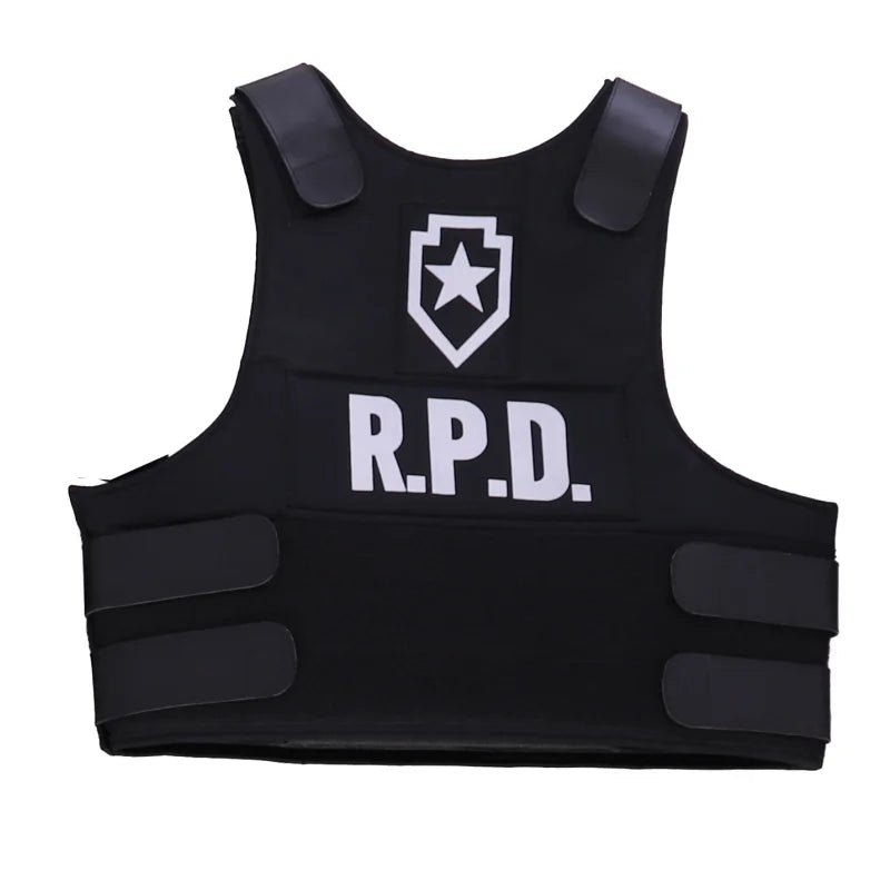 Resident Evil 2 Remake Leon Scott Kennedy Cosplay Vest Costume