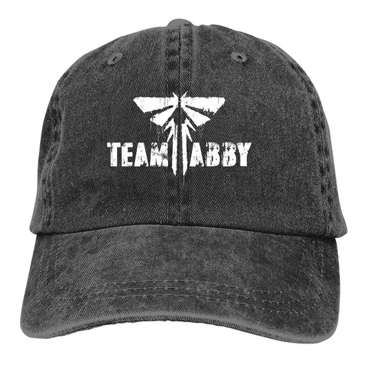 The Last of Us Team Abby Washed Casual Baseball Cap - Black / One Size Available at 2Fast2See.co