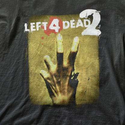 Left 4 Dead 2 Classic Tshirt Aesthetic 2000s Gaming Tee L4D2 Game - Black / S Available at 2Fast2See.co