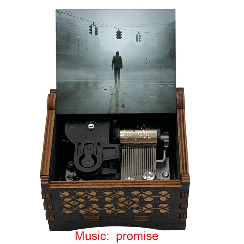 Silent Hill 2 Classic Soundtrack《Promise》Adapted 18-Tone Wooden Music Box