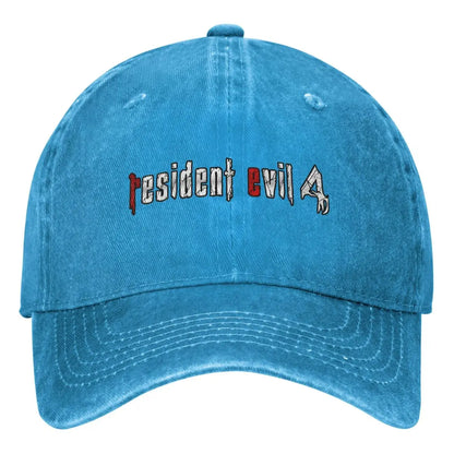 Resident Evil 4 Logo Washed Baseball Cap