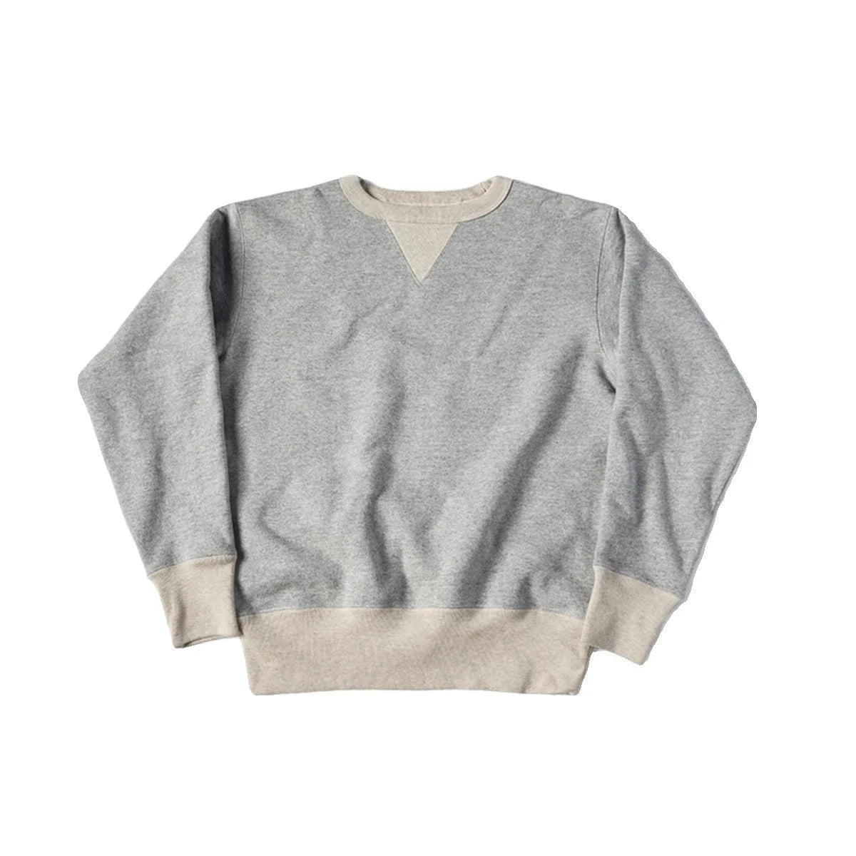 Rugged Retro Sweater Bronson Double 'V' Insert Men's Heavyweight - Heather Grey / S 36 Available at 2Fast2See.co