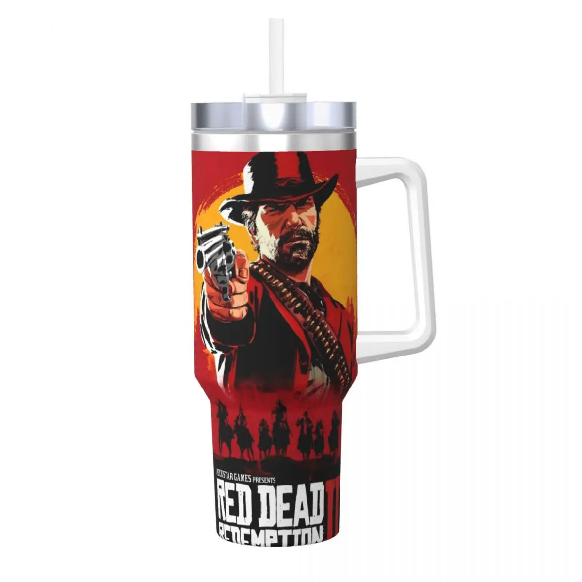 Red Dead Redemption 2 Portable Stainless Steel Thermal Drink Cups