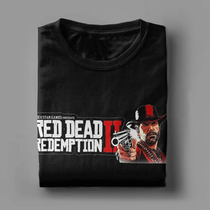 Vintage Red Dead Redemptions 2 Action Game Tshirt 100% Cotton