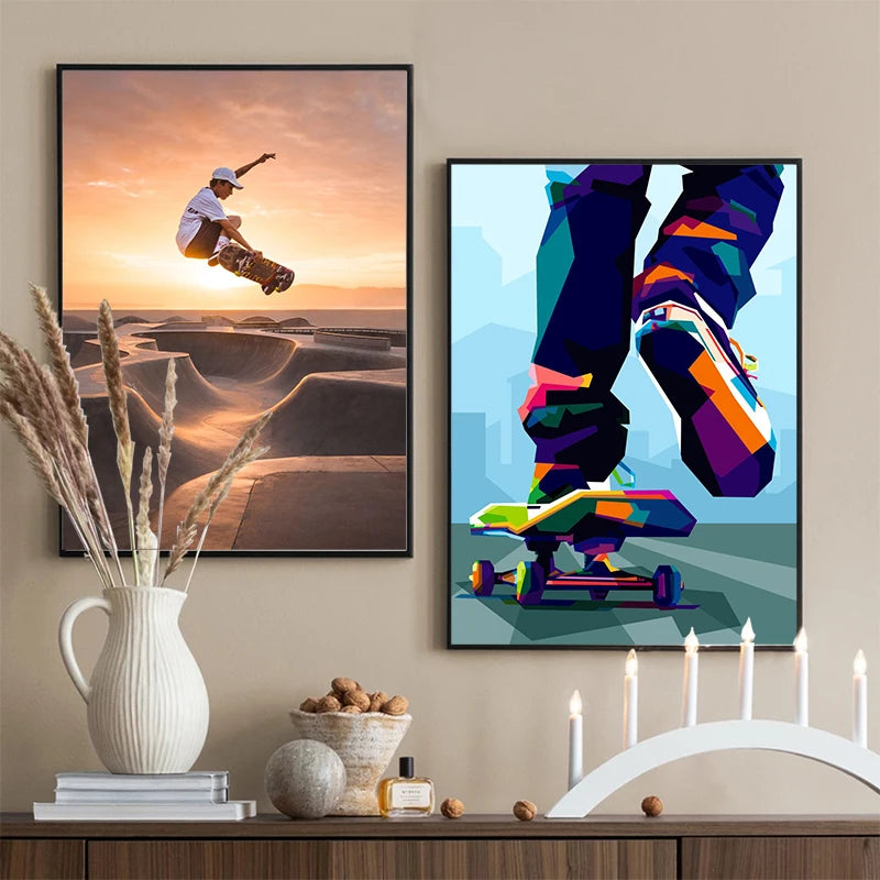 Popular & Artistic Skateboard Posters - Available at 2Fast2See.co