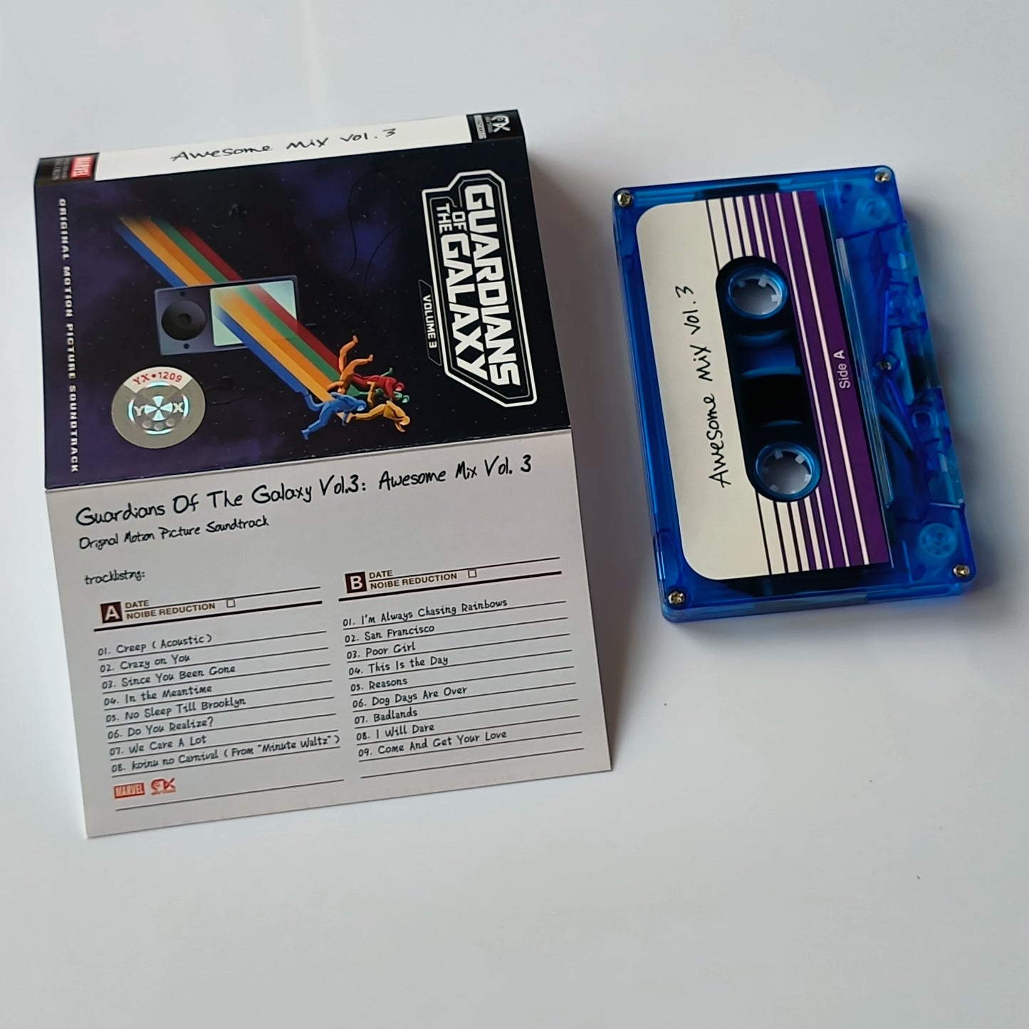 Avengers Guardians of the Galaxy Tyler Bates Music Tape Star-Lord Groot OST Album Cassettes