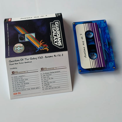 Avengers Guardians of the Galaxy Tyler Bates Music Tape Star-Lord Groot OST Album Cassettes