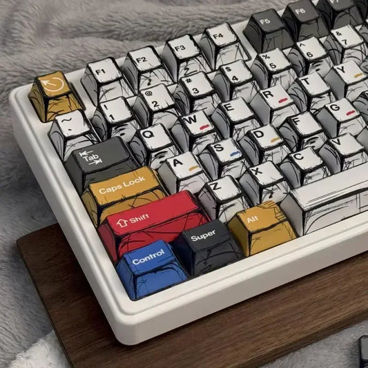 Telltales The Walking Dead Graphics Inspired Keycaps for Aesthetic Keyboard