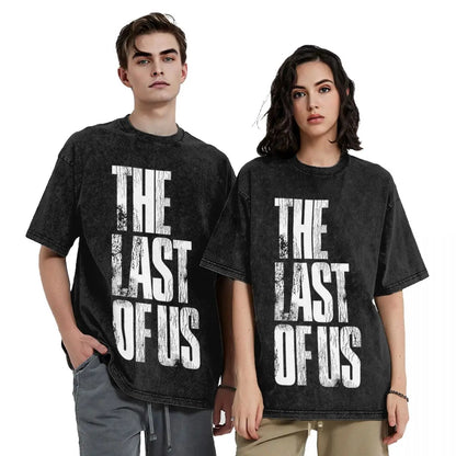 The Last of Us Logo Vintage Washed Tshirt