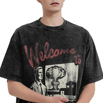 Call Of Duty Welcome To Nuketown Gaming Aesthetic Tshirt Cotton Short Sleeve