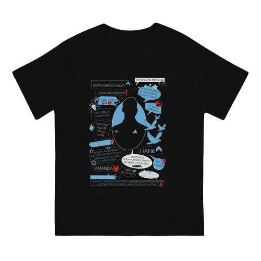 Detroit Become Human I Like Dogs Aesthetic DBH Tshirt